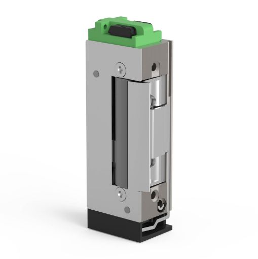 Billede af Elslutblik 25E6Z High security, symmetrisk, elektronisk, universal, justérbar, tåler listetryk 50 kg. rustfrit stål, med microswitch