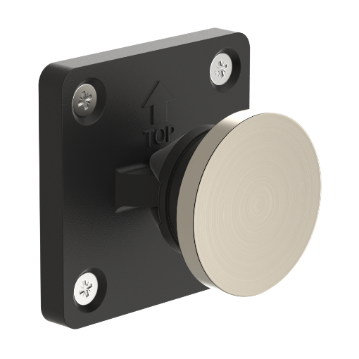 Billede af C4K Ankerplade sort, MEDIUM 80x80x50mm