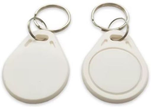 Billede af Mifare Classic Nøglebrik Hvid