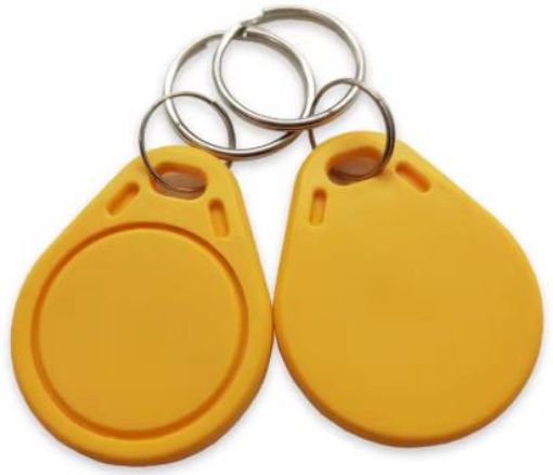 Billede af Mifare Classic Nøglebrik Gul