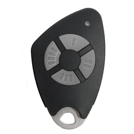 Billede af Intratone Fjernbetjening 4 knap i sort - kombifunktion med indbygget mifarebrik